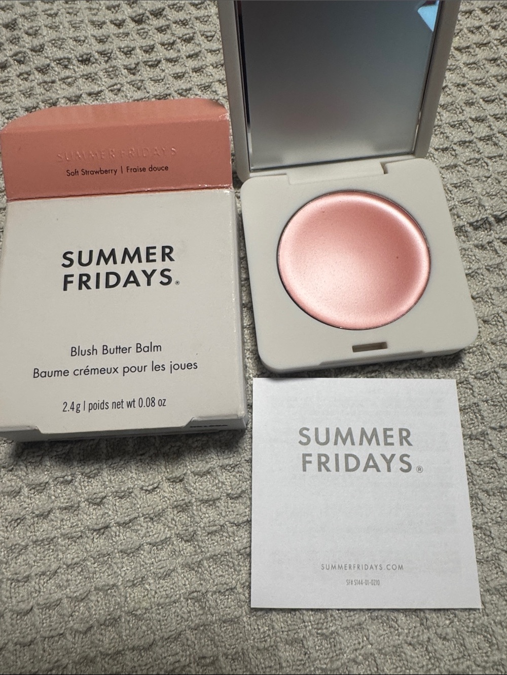 Summer Fridays Blush Butter Balm - Soft Strawberry